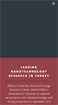 Mobile Screenshot of nanotechnology.bilkent.edu.tr