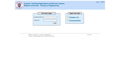 Desktop Screenshot of mfstaj.bilkent.edu.tr