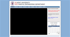 Desktop Screenshot of me.bilkent.edu.tr