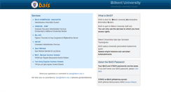 Desktop Screenshot of mezunlar.bilkent.edu.tr